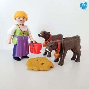 Playmobil 4778 Boerin met kalfjes