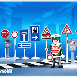 Playmobil 3259 Politieagent en verkeersborden