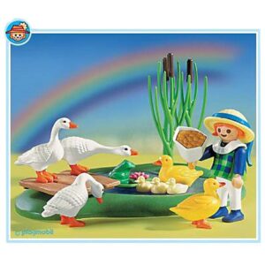 Playmobil 3115 Meisje Bij De Vijver Met Kikker, Ganzen En Eenden