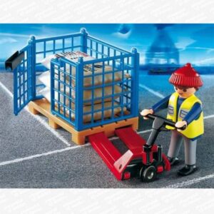 Playmobil 4474 Havenarbeider Met Palletwagen