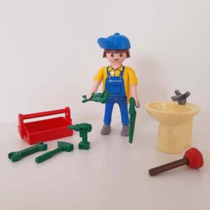 Playmobil 4655 Loodgieter Met Wastafel