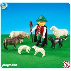 Playmobil 6204 Herder Met 5 Schapen