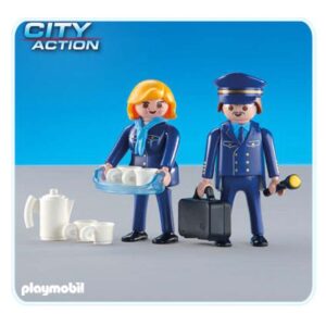 Playmobil 3107 Piloot En Stewardess