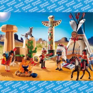 Playmobil 5247 Indianen Dorp Met Tipi En Totempaal