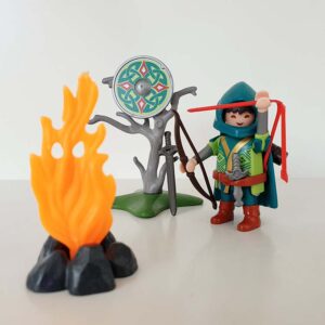 Playmobil Keltische dwerkrijger aan kampvuur