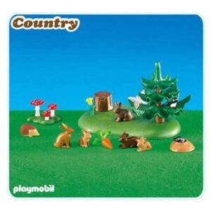 Playmobil 6264 Konijnenfamilie Met Vegetatie