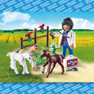 Playmobil 9207 Dierenarts Met Veulens