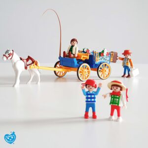 Playmobil 3117 Paard met koets en gezin