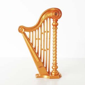 Muziekinstrument Harp Goud