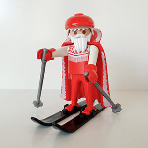 Playmobil Kerstman op ski