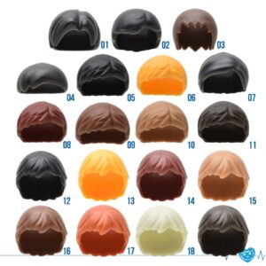 Playmobil Haar Puber Vader Zijscheiding voorste streng