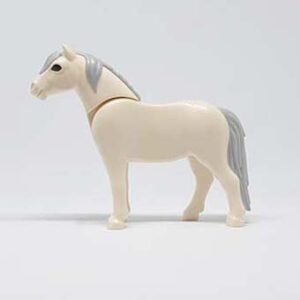 Pony, 2011-stijl (wit/lichtgrijs)