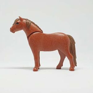 Pony, 2011-stijl (roodbruin/donkerbruin)