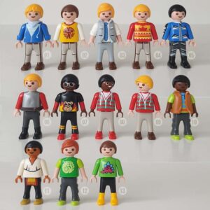 Playmobil Jongens, Lange Broek Grijs Zwart