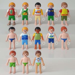 Playmobil Jongens, Korte Broek, Groen, Blauw