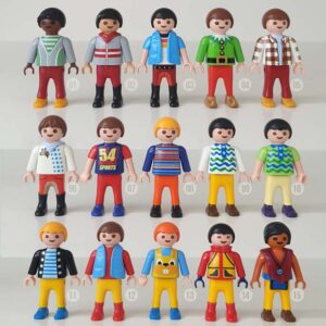 Playmobil Jongens Lange Broek Rood Geel