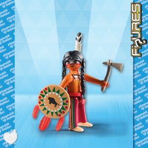 Playmobil Figures Serie 9 – Native American Warrior