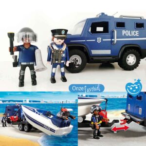 Playmobil 5187 Politieterreinwagen Met Speedboot