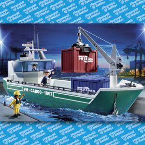 Playmobil 5253 Vrachtschip met laadkraan containersboot