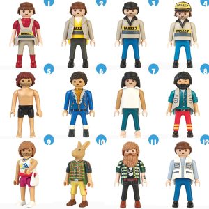 Playmobil Opa, Rechter, Puber, Bank bediende, Sheriff, Cowboy, MacGyver