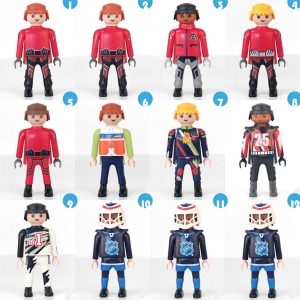 Playmobil Hockeyspelers, Crossmotor Rijder, Kwaadaardige Mannen, Boos, Oneerlijk, Winnaar Race