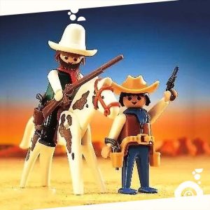 Playmobil 3304 Twee Cowboys te Paard