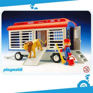 Playmobil 3514 Circus leeuw treinwagon