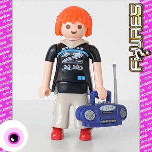 Playmobil Figures Serie 1 – Puber met eigen geluid – Muzikant met gettoblaster