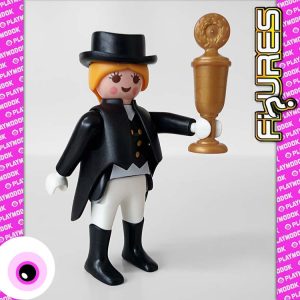 Playmobil Figures Serie 11 – Equestrienne / Paardrijdster met de gouden Beker