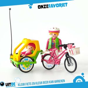 Playmobil 3068 Fiets Met Kinderaanhangwagen