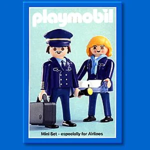 Playmobil 3100 Piloot & stewardess