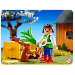 Playmobil 4529 Konijnen voeren