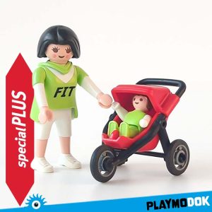 Playmobil Moeder Met Buggy