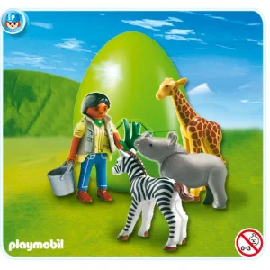 Playmobil 4931 Green Egg-verzorger met babydieren