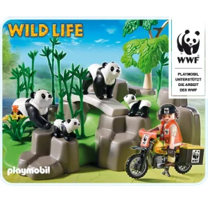 Playmobil 5272 WWF-Panda-onderzoeker in het bamboebos