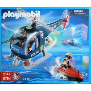 Playmobil 5764 Speciale politiehelikopter van het SWAT-team