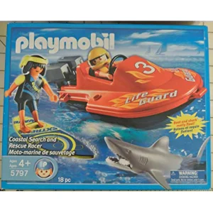 Playmobil 5797 Kustzoek-reddingsracer en haai