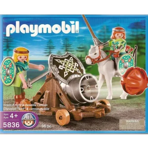 Playmobil 5836 Groene ridder en beweegbaar kanon