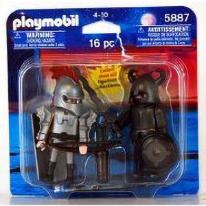 Playmobil 5887 Duopakket Grijze Drakenridder vs. Bull Knight