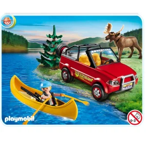 Playmobil 5898 4-wielaandrijving met kajak en ranger