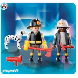 Playmobil 5942 Duopakket voor brandweerlieden en honden