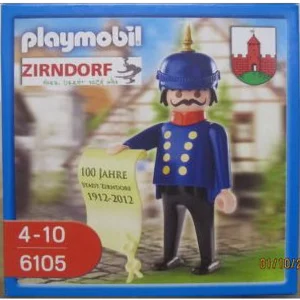 Playmobil 6105 Zirndorf jubileum set politieagent