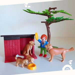 Playmobil 6134 Golden Retrievers met puppy’s