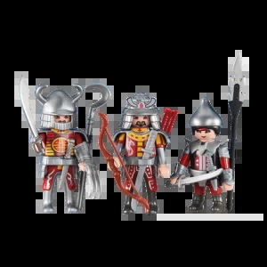 Playmobil 6326 Drie Rode Aziatische Ridders