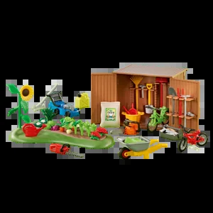 Playmobil 6558 Gereedschapsschuur met tuin