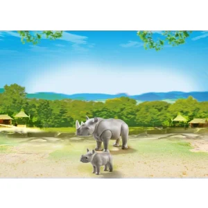 Playmobil 6638 Neushoorn met baby