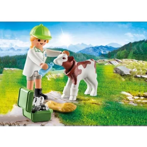 Playmobil 70252 Dierenarts met kalf