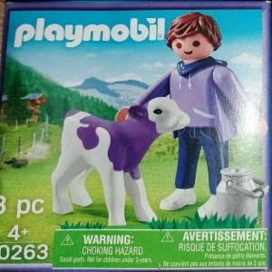 Playmobil 70263 Milka Man met Kalf