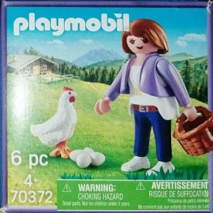 Playmobil 70372 Milka Vrouw met Kip