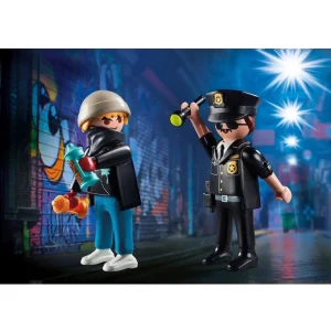 Playmobil 70822 DuoPack Politieagent en Straatartiest